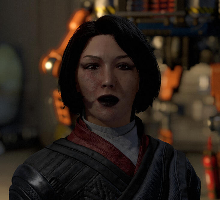 Blackhawk, supporting cast for Jett Ryker and Crew, Starfield